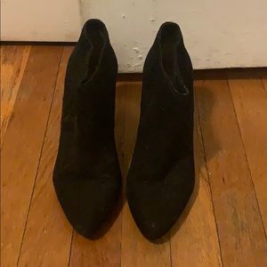 Coach suede black bootie